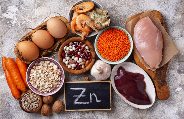 Healthy product sources of zinc.