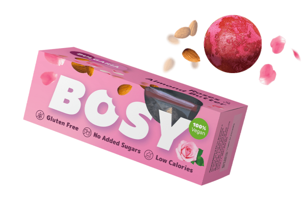 Веган бонбони BOSY BULGARIA – Roses and Almond Butter