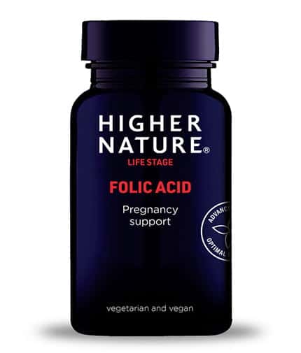Higher Nature Folic Acid / 90 Tabs